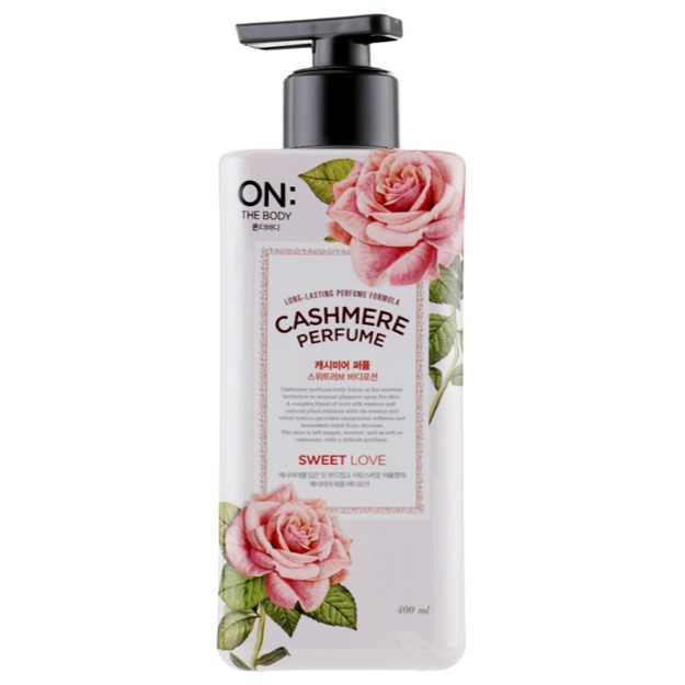Лосьон для тела "Сладкая любовь" On The Body Cashmere Perfume Body Lotion Sweet Love, 400 мл