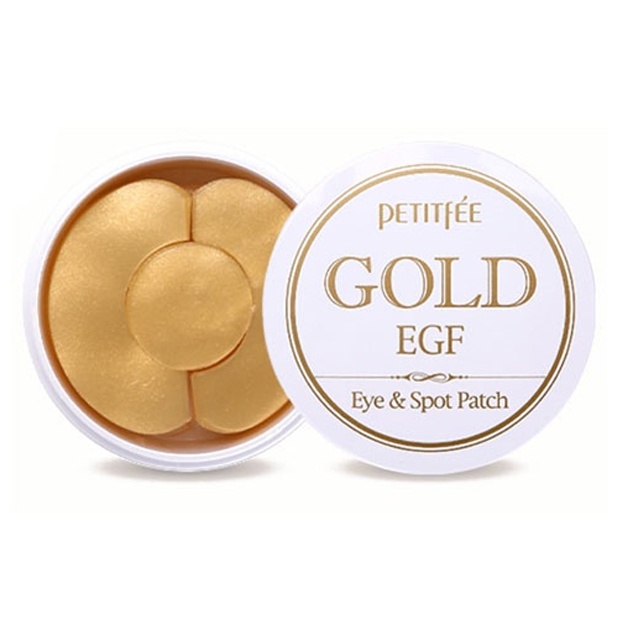 Гидро-гелевые патчи для век и межбровия с золотом и EG Petitfee Gold EGF Eye Spot Patch