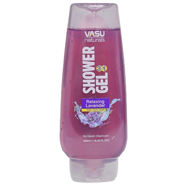 Гель для душа Васу - Расслабляющая лаванда Vasu Showergel - Relaxing Lavendar 250 мл