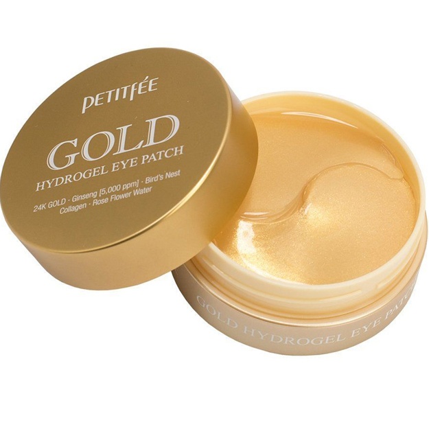 Ginseng va kollagen bilan gidrogel ko‘z patchilari Petitfee Gold Hydrogel Eye Patch