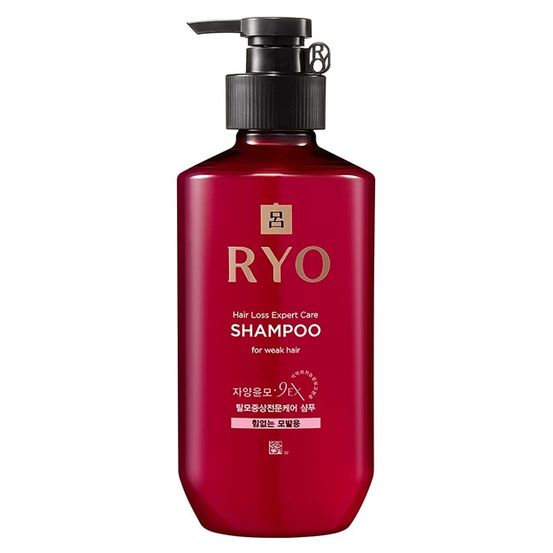 Zaiflashgan sochlar uchun soch to‘kilishiga qarshi shampun Ryo Hair Loss Expert Care Shampoo For Weak Hair, 400 ml