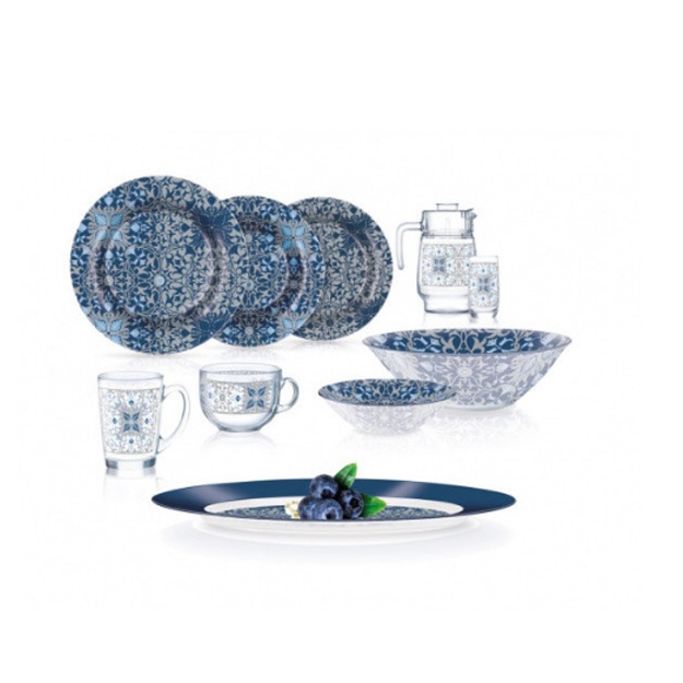Столовый набор Ambi Luminarc Alondra Blue 46 предметов