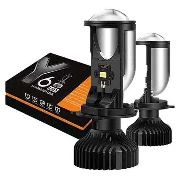 LED lampalar H4 LED Y6 qisqa/uzoq nur