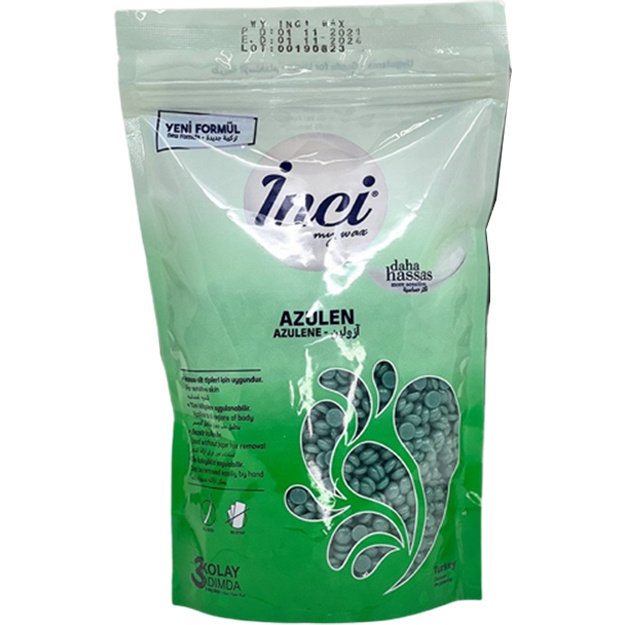 Qattiq mum donalari Azulen Inci Wax hard wax beans 450g