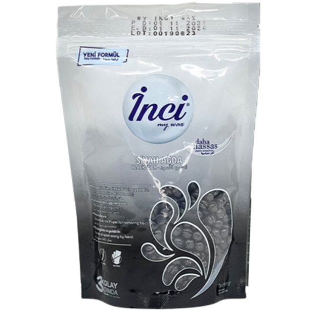 Qattiq mum donalari Qora Inci Wax hard wax beans 450g