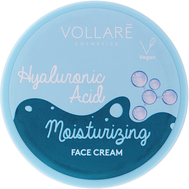 Yuzni namlovchi krem Vollare Hyaluronic Acid Moisturizing Face Cream 50ml