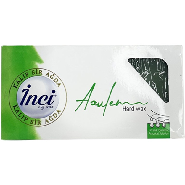 Qattiq mum tabletkalari Azulen Inci Wax Azulen hard wax tablet 400g