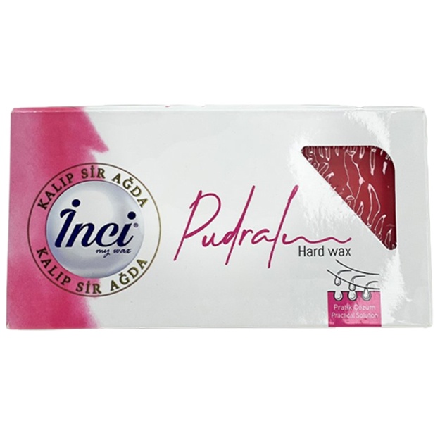 Жесткий воск таблетка Напудренный Inci Wax Powdered hard wax tablet 400г