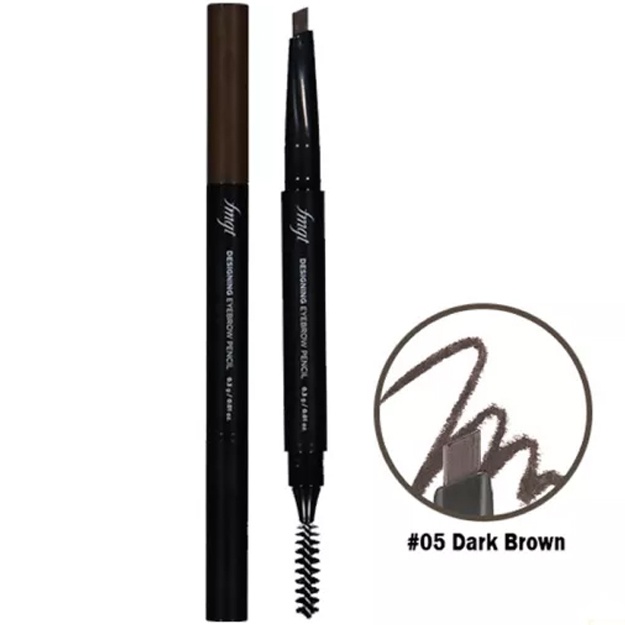 Qosh qalami to‘q jigarrang The Face Shop Designing Eyebrow Pencil #05 Dark Brown