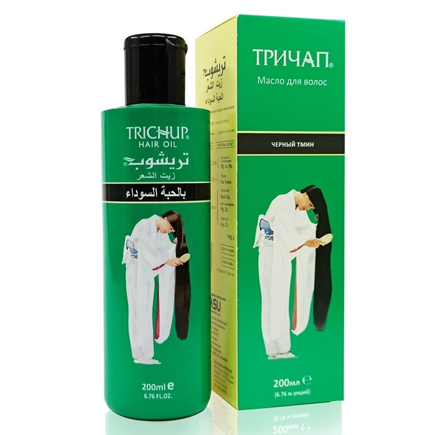 Soch uchun qora zirali yog‘ Trichup Black Seed Oil 200 ml