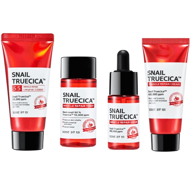 Salyangoz musinli miniatyuralar to‘plami Some By Mi Snail Truecica Miracle Repair Starter Kit