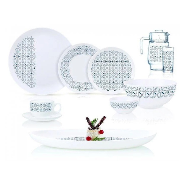 Oshxona to‘plami Luminarc Diwali carinosa blue 46 ta