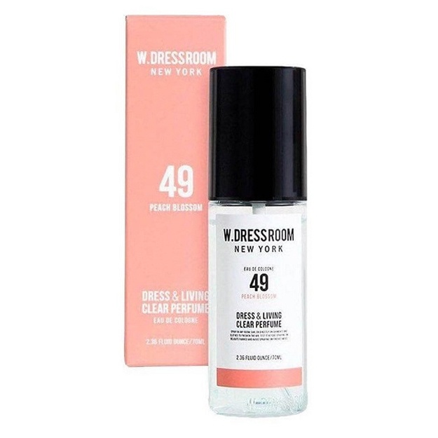 Освежитель для одежды и комнаты кокос W.Dressroom Dress Living Clear Perfume 70мл Peach Blossom
