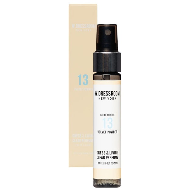 Освежитель для одежды и комнаты бархатная пудра W.Dressroom Dress&Living Clear Perfume No.13 Velvet Powder, 30 мл
