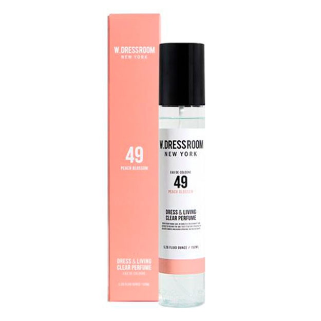 Kiyimlar va uy uchun parfyumeriya sprey W.Dressroom Dress&Living Clear Perfume No.49 Peach Blossom, 30 ml
