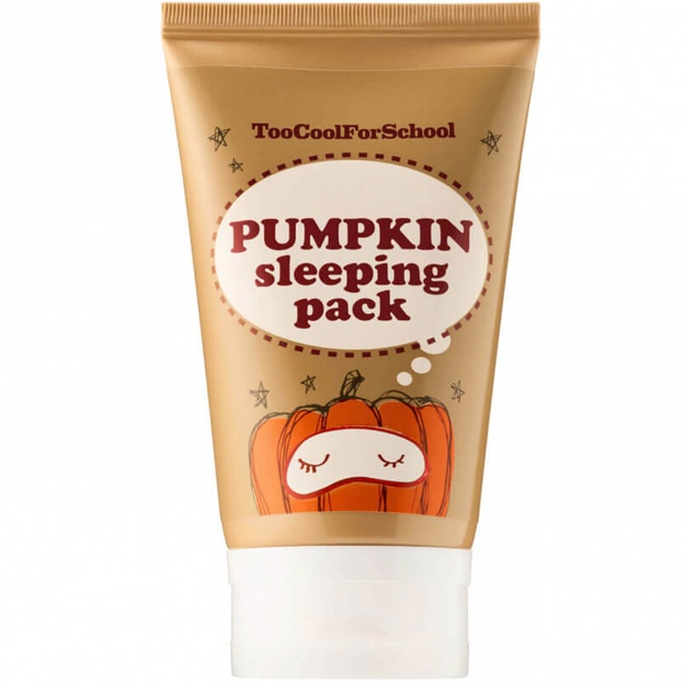 Qovoq va keramidli fermentativ tungi niqob Too Cool For School Pumpkin Sleeping Pack 100ml