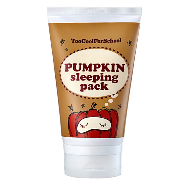 Энзимная ночная маска с тыквой и керамидами Too Cool For School Pumpkin Sleeping Pack, 30 мл