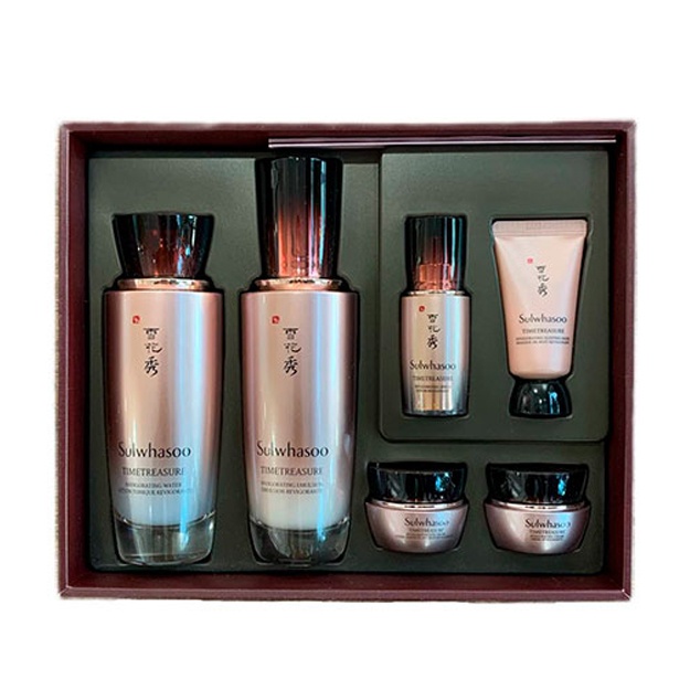 Набор антивозрастных средств для ухода за возрастной кожей Sulwhasoo Timetreasure Ultimate Anti-Aging Daily Routine