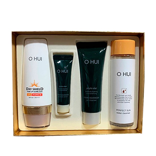 Quyoshdan himoya qiluvchi terini parvarish qilish to‘plami O Hui Day Shield Special Set