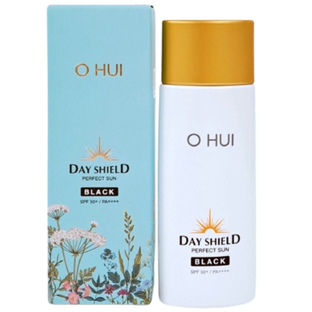 Kimyoviy filtrli quyosh kremi bo‘yanish bazasi O Hui Day Shield Perfect Sun Black, 80ml