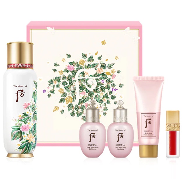 Qarishga qarshi premium to‘plam The History of Whoo Bichup First Moisture Anti-Aging Essence Special Set