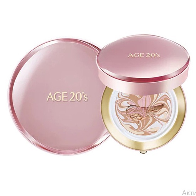 Quruq teri uchun yashiruvchi kukun kremi AGE 20's Signature Essence Cover Pact Moisture #23 Medium Beige (zaxirasi bilan)
