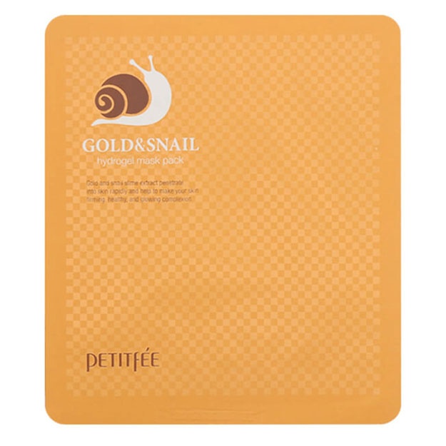Gidrogel niqobi Petitfee Gold & Snail Hydrogel Mask Pack