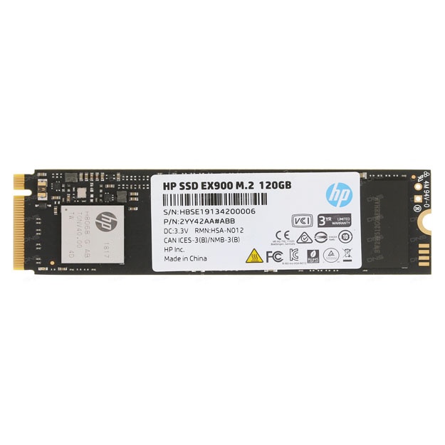 Qattiq xotira diski HP 120GB EX900 M.2 NVMe