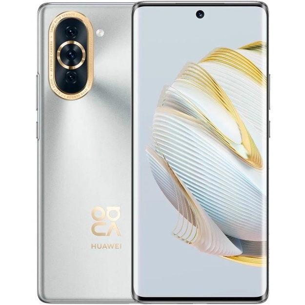 Смартфон Huawei nova 10 8/256 GB Мерцающий серебристый