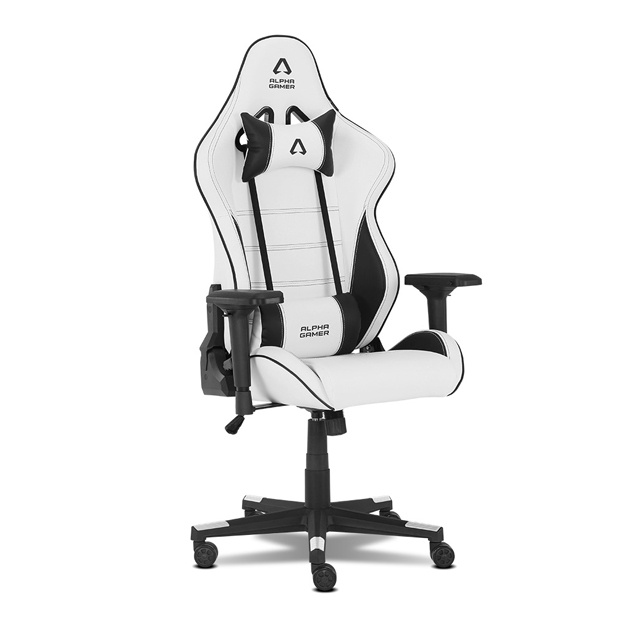 O‘yin kreslosi Alpha Gamer Nimbus oq