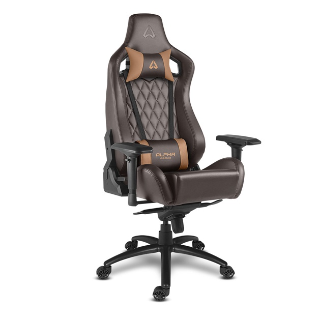 O‘yin kreslosi Alpha Gamer Polaris office jigarrang