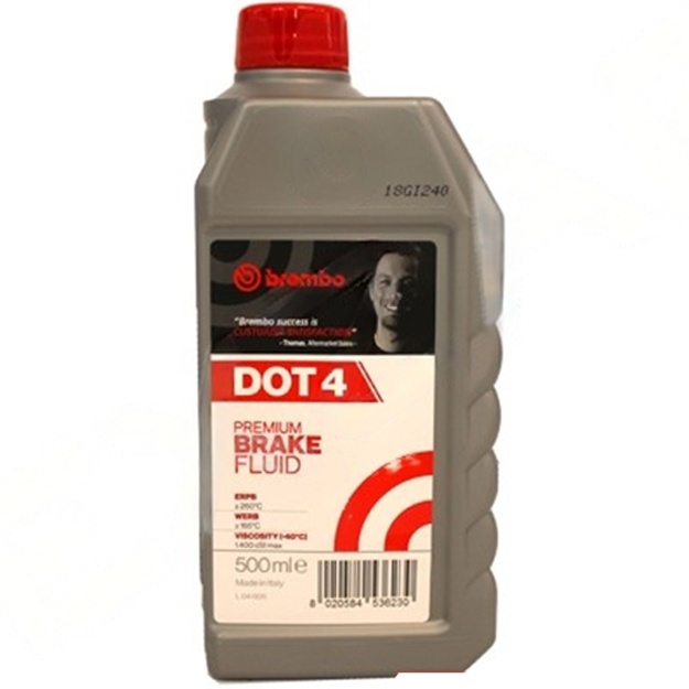 Tormoz suyuqligi BREMBO DOT 4 L04005 0.500l
