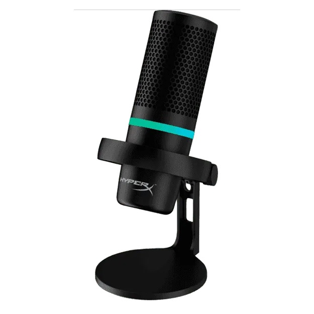 USB o‘yin mikrofoni RGB yoritgichli HyperX DuoCast (4P5E2AA)
