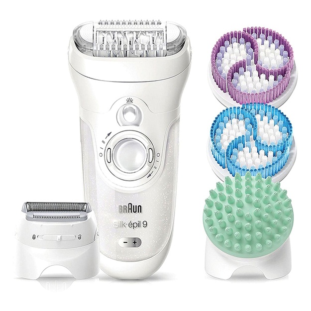 Косметический набор для влажного и сухого эпиляции Braun Silk Epil 9 SkinSpa 9-961V