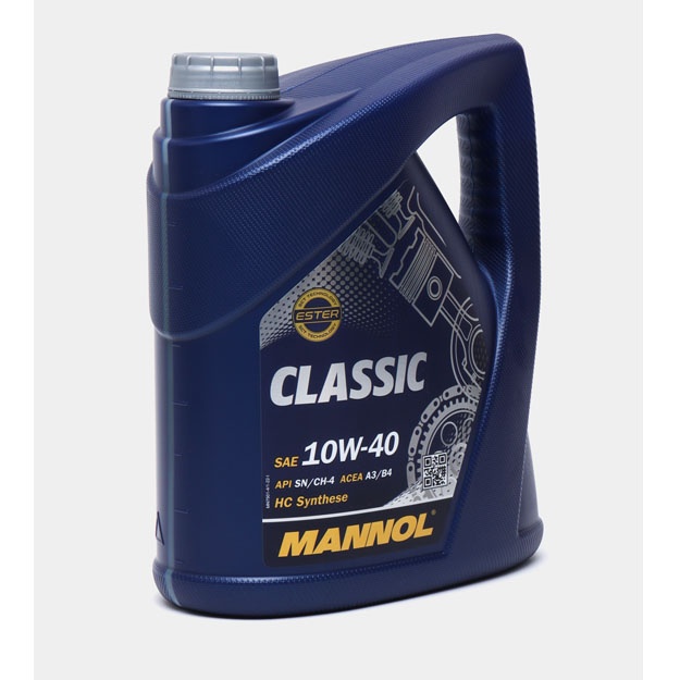 Yarim sintetik dvigatel moyi  Mannol Classic 10V-40, 4 l