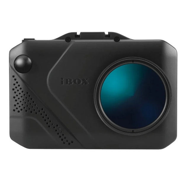 Radar detektorli DVR iBOX Nova LaserVision WiFi Signature Dual, GLONASS, qora