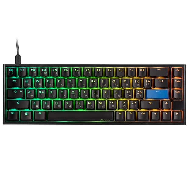Klaviatura Ducky One 2 SF RGB LED Cherry Silent Red