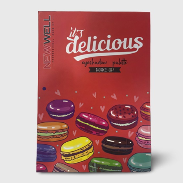 Porcelain Make up 6 pcs. Eyeshadow Palette Delucious -3 KIRMIZI"