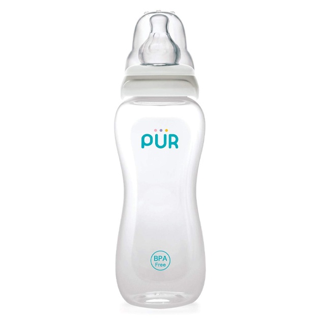 Pur Comfort oziqlantiruvchi shisha, 8 oz / 250 ml, ingichka bo‘yin 1603