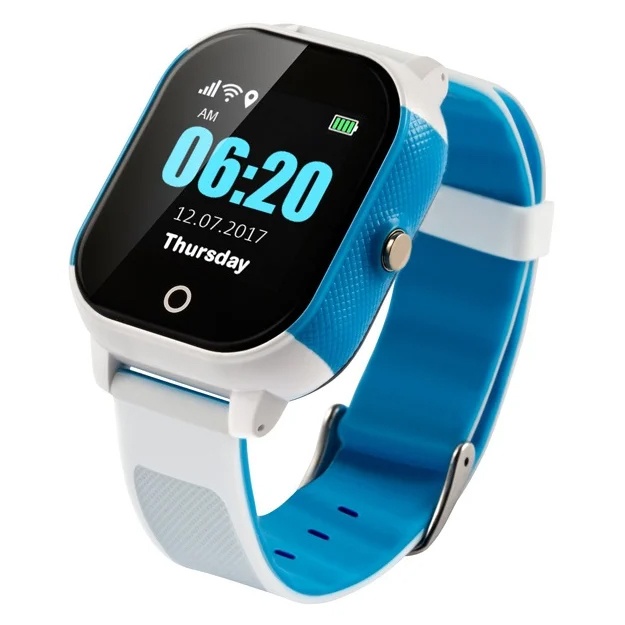 Bolalar aqlli soati Smart Baby Watch GW700S oq / ko‘k