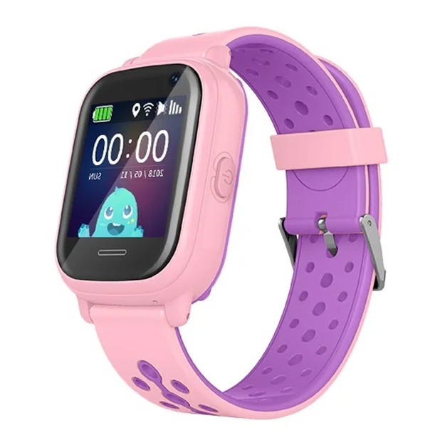 Bolalar aqlli soati Smart Baby Watch KT04 Wi-Fi Pushti rang