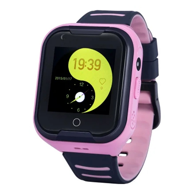 Bolalar aqlli soati Smart Baby Watch KT11 qora / pushti