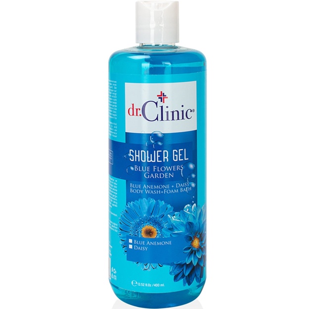 Гель для душа Цветочный фестиваль Dr.Clinic Blue Flowers Garden 400мл