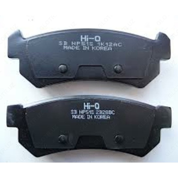 Orqa tormoz prokladkalari JAPANPARTS DAMAS GF-W09AF
