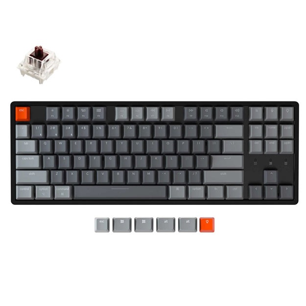 Mexanik klaviatura Keychron Gateron K8 87 Key HotSwappable RGB Brown