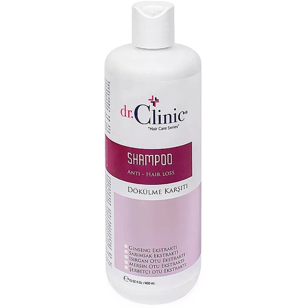 Soch to‘kilishiga qarshi shampun Dr.Clinic Anti-Hair Loss Shampoo 400ml