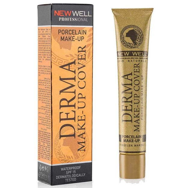 Тональная основа New Well Derma Make-Up Cover Foundation Бронзовый