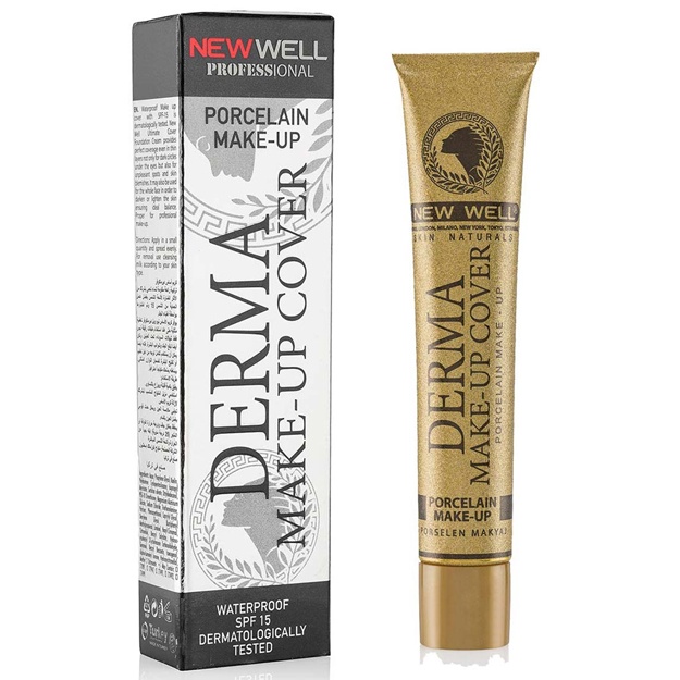 Тональная основа New Well Derma Make-Up Cover Foundation Серебряный