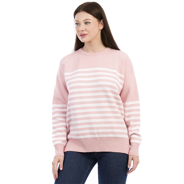 Ayollar Djemperi Lamita Kuz Qish ART OL 1604 Free size Pudra