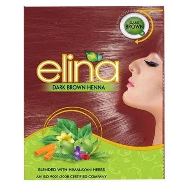 Xina Elina  To‘q jigarrang (100) 6 dona